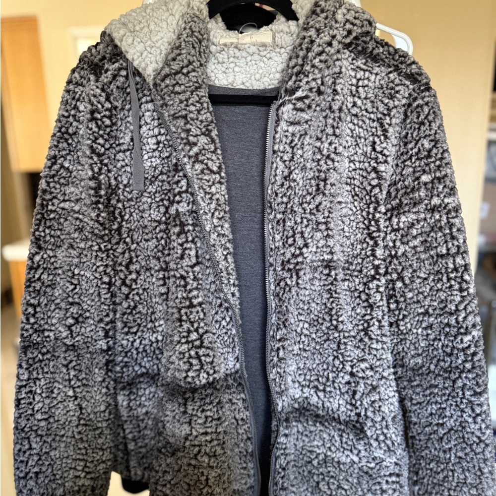 Thread & Supply Charcoal Sherpa Jacket
